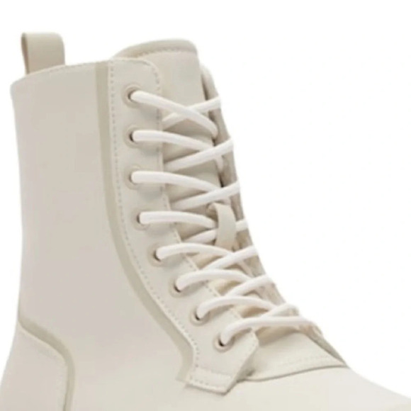 Zara Flat Lug Shearling Lined Rain Boots Size 44 - Picture 7 of 14